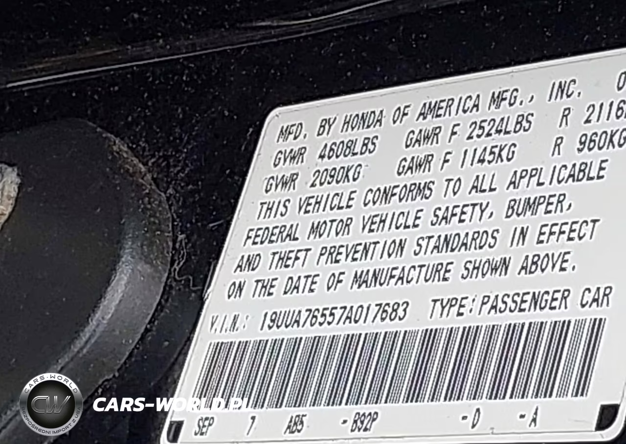 2007 Acura Tl Type S VIN:19UUA76557A017683 - 9