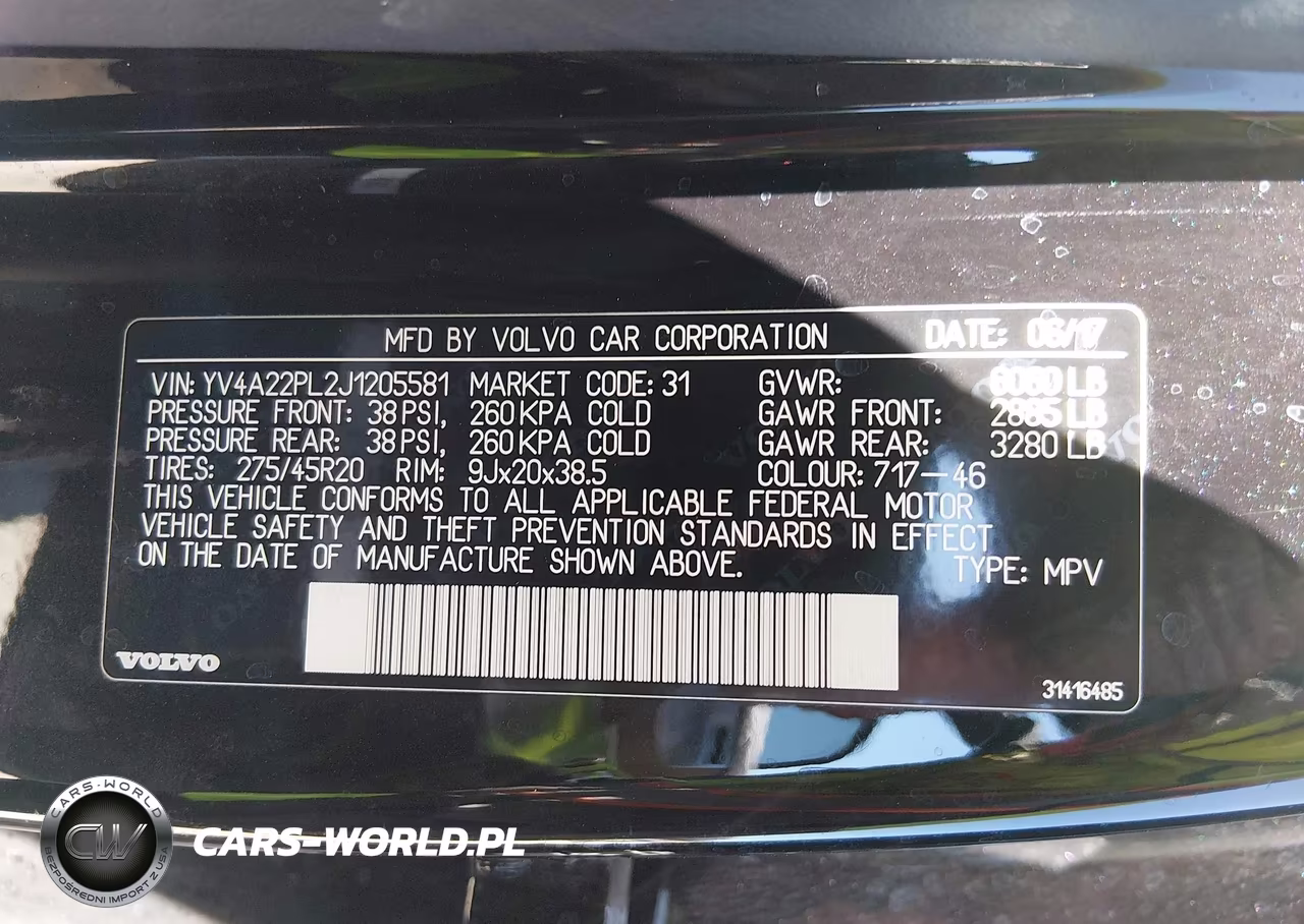 2018 Volvo Xc90 T6 Inscription VIN:YV4A22PL2J1205581 - 9