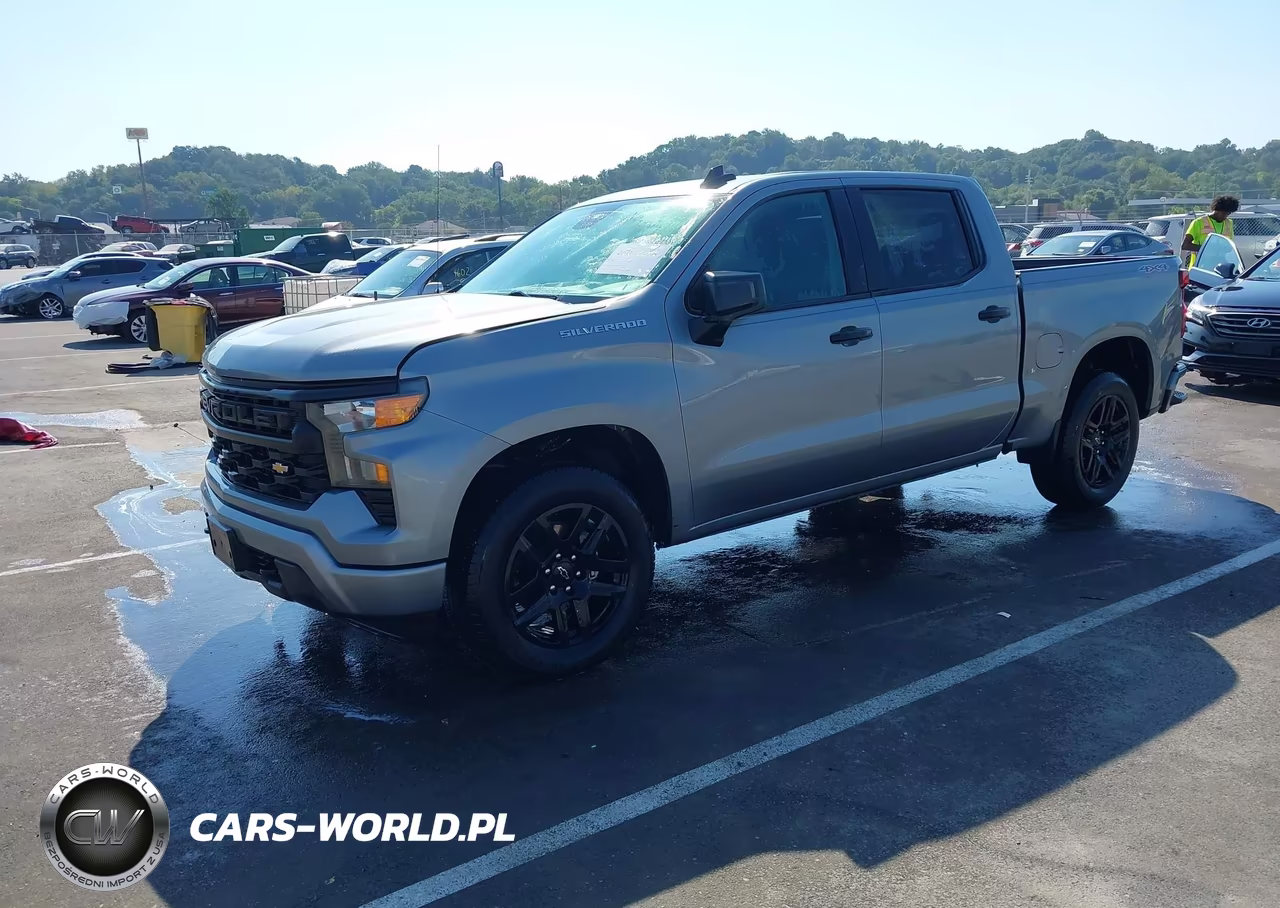 2023 Chevrolet Silverado 1500 4Wd Short Bed Custom VIN:1GCPDBEK2PZ181486 - 2
