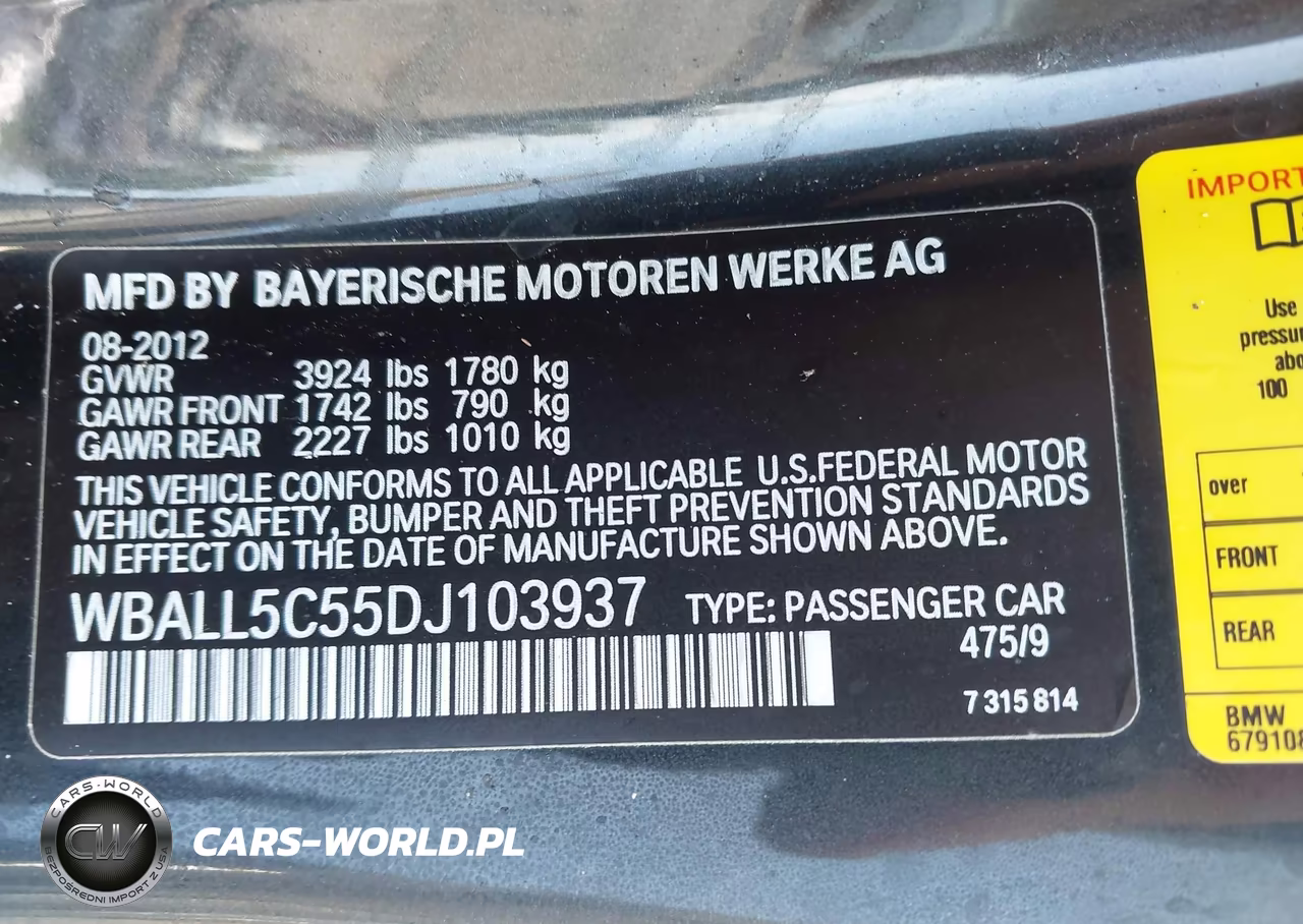 2013 BMW Z4 Sdrive28I VIN:WBALL5C55DJ103937 - 9