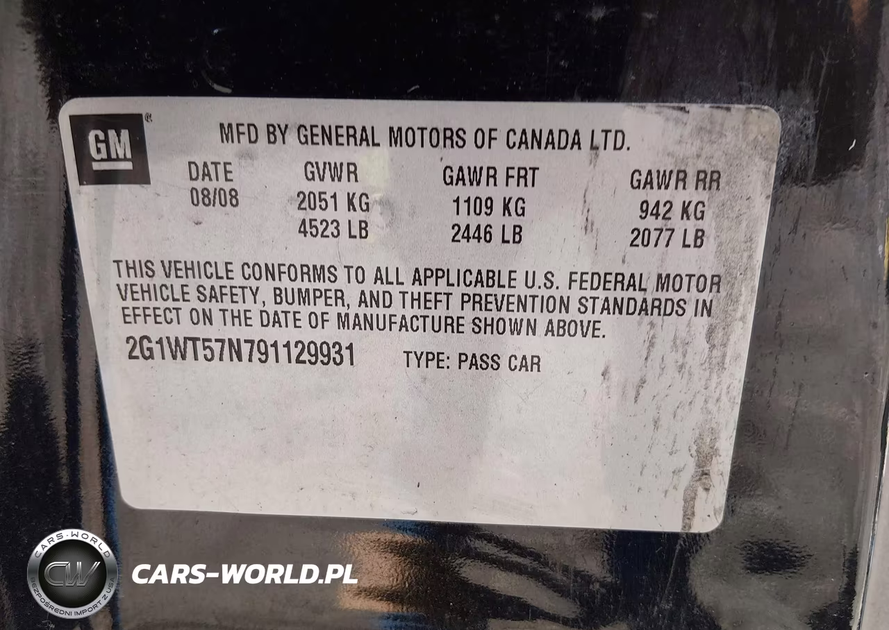 2009 Chevrolet Impala Lt VIN:2G1WT57N791129931 - 9