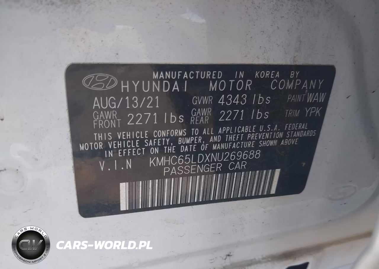 2022 Hyundai Ioniq Plug-In Hybrid Se VIN:KMHC65LDXNU269688 - 9