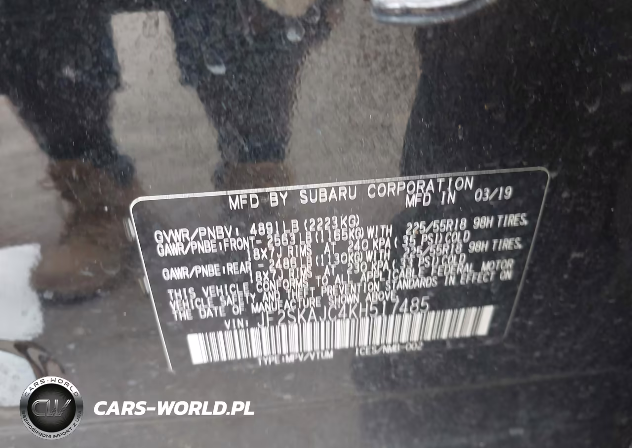 2019 Subaru Forester Sport VIN:JF2SKAJC4KH517485 - 9
