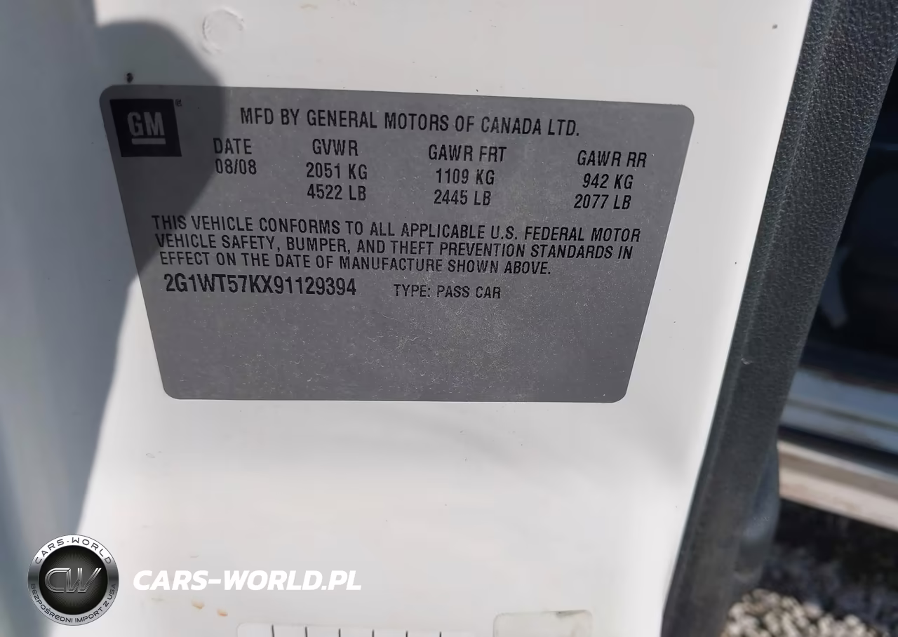 2009 Chevrolet Impala Lt VIN:2G1WT57KX91129394 - 9