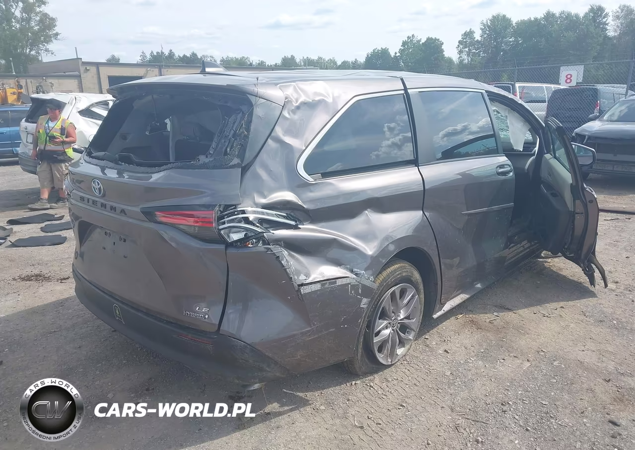 2021 Toyota Sienna Le VIN:5TDKRKEC4MS023491 - 4