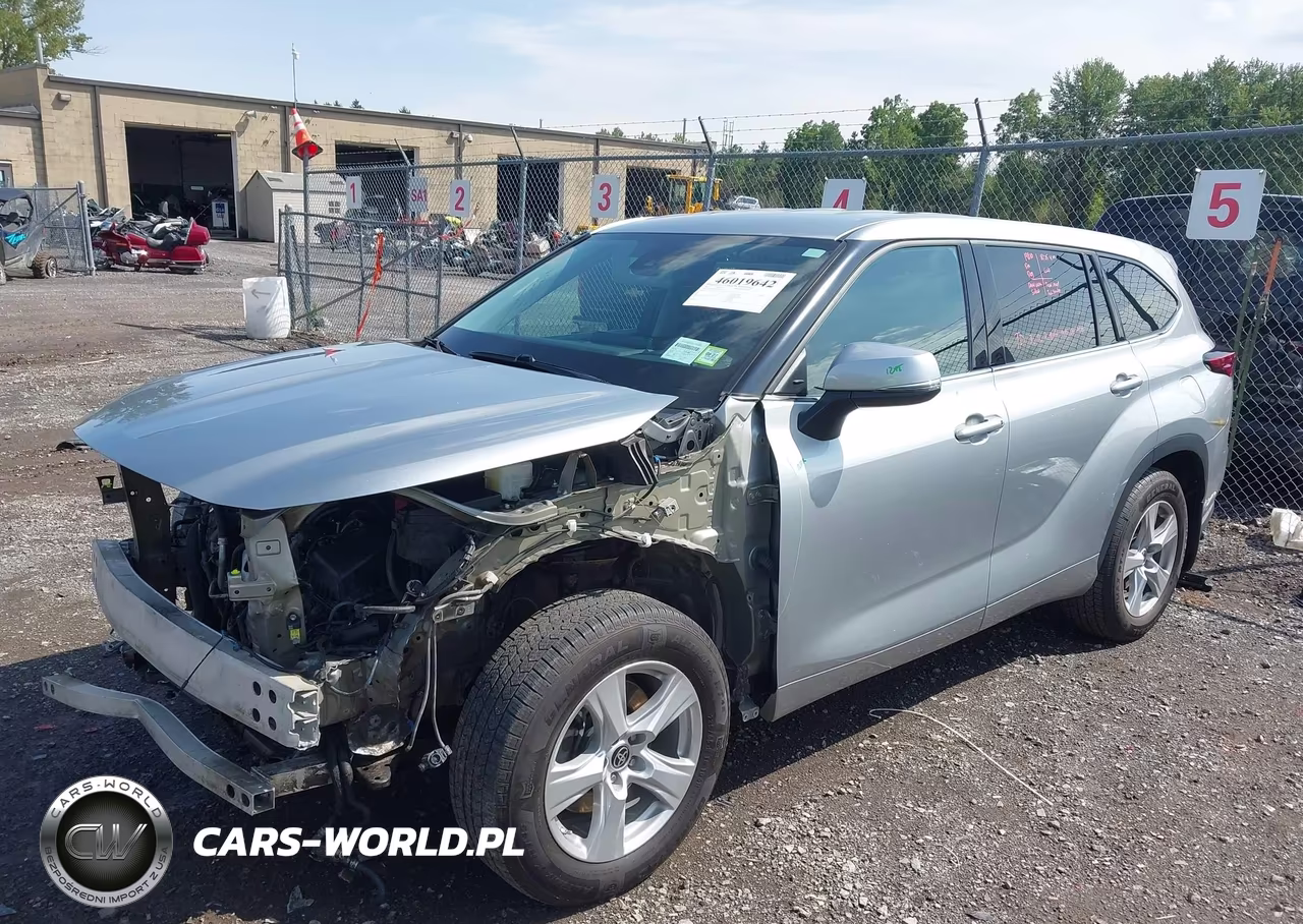 2021 Toyota Highlander Le VIN:5TDBZRBHXMS101541 - 2