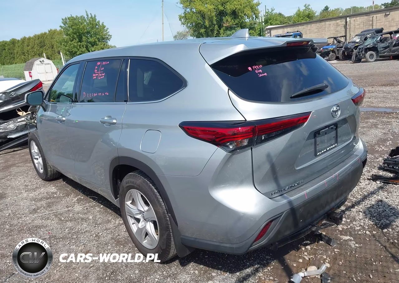2021 Toyota Highlander Le VIN:5TDBZRBHXMS101541 - 3