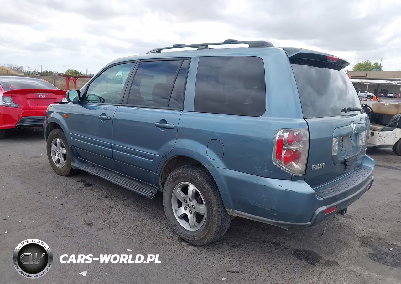 2006 Honda Pilot Ex-L VIN:2HKYF18556H501114 - 3
