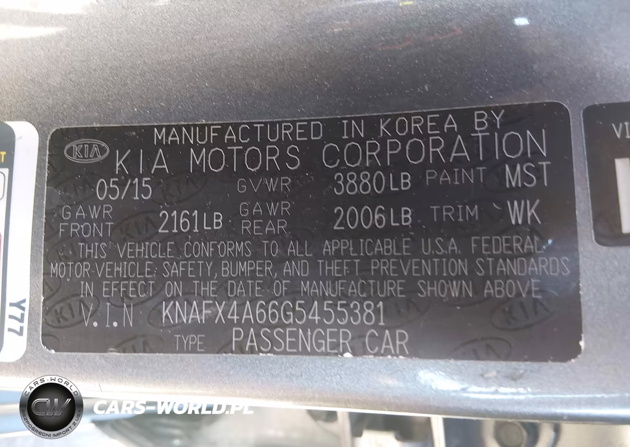 2016 Kia Forte Lx VIN:KNAFX4A66G5455381 - 9