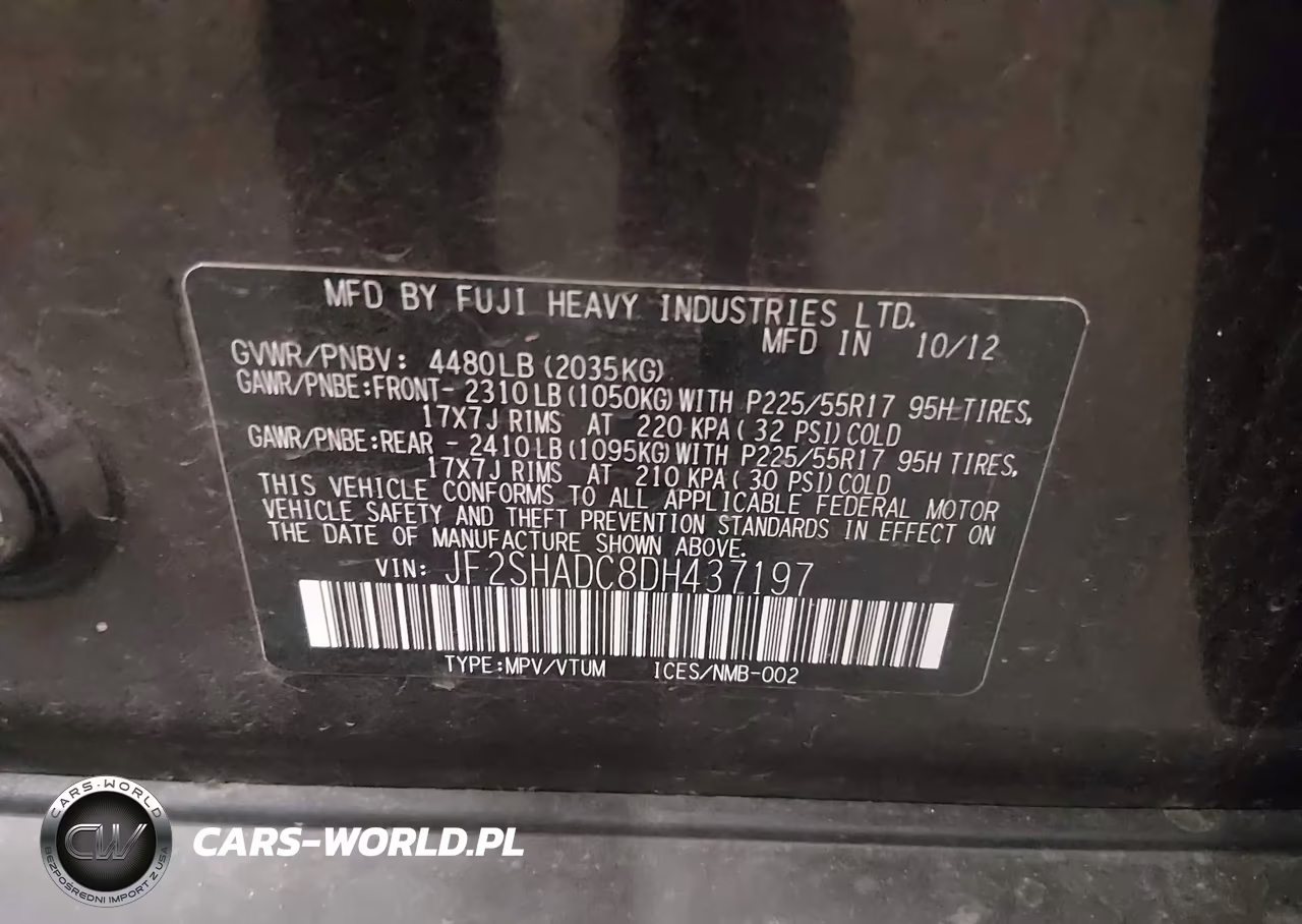 2013 Subaru Forester 2.5X Premium VIN:JF2SHADC8DH437197 - 9