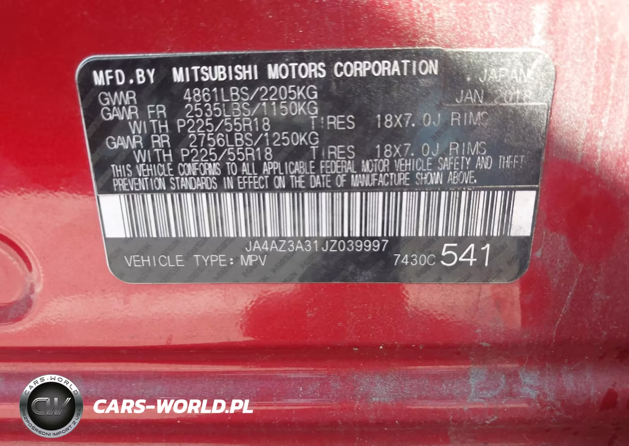 2018 Mitsubishi Outlander Se VIN:JA4AZ3A31JZ039997 - 9
