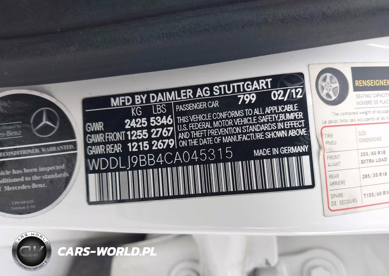 2012 Mercedes-Benz Cls 550 4Matic VIN:WDDLJ9BB4CA045315 - 9