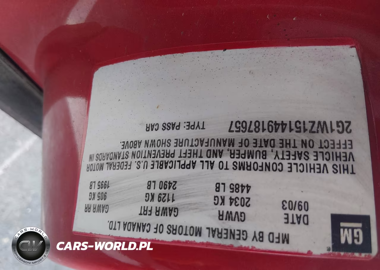 2004 Chevrolet Monte Carlo Supercharged Ss VIN:2G1WZ151449187657 - 9