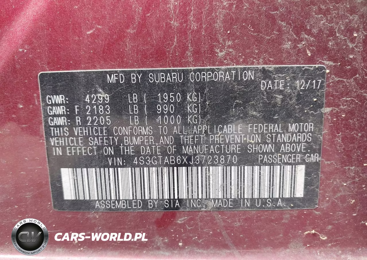 2018 Subaru Impreza 2.0I Premium VIN:4S3GTAB6XJ3723870 - 9