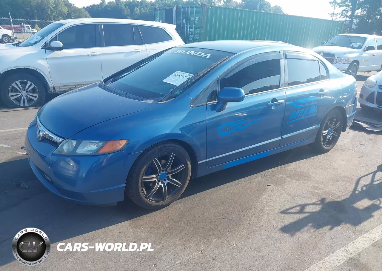 2007 Honda Civic Lx VIN:2HGFA16577H502866 - 2
