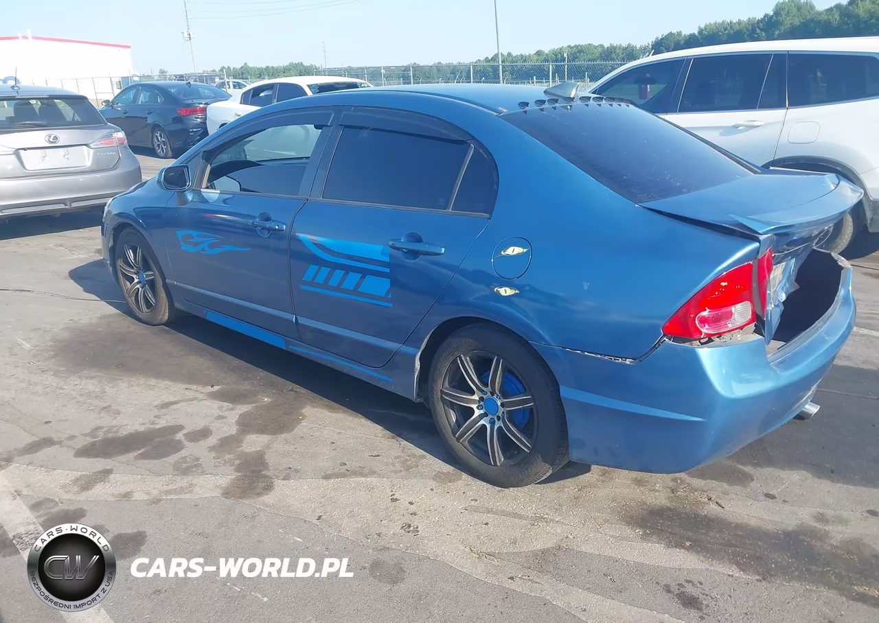 2007 Honda Civic Lx VIN:2HGFA16577H502866 - 3