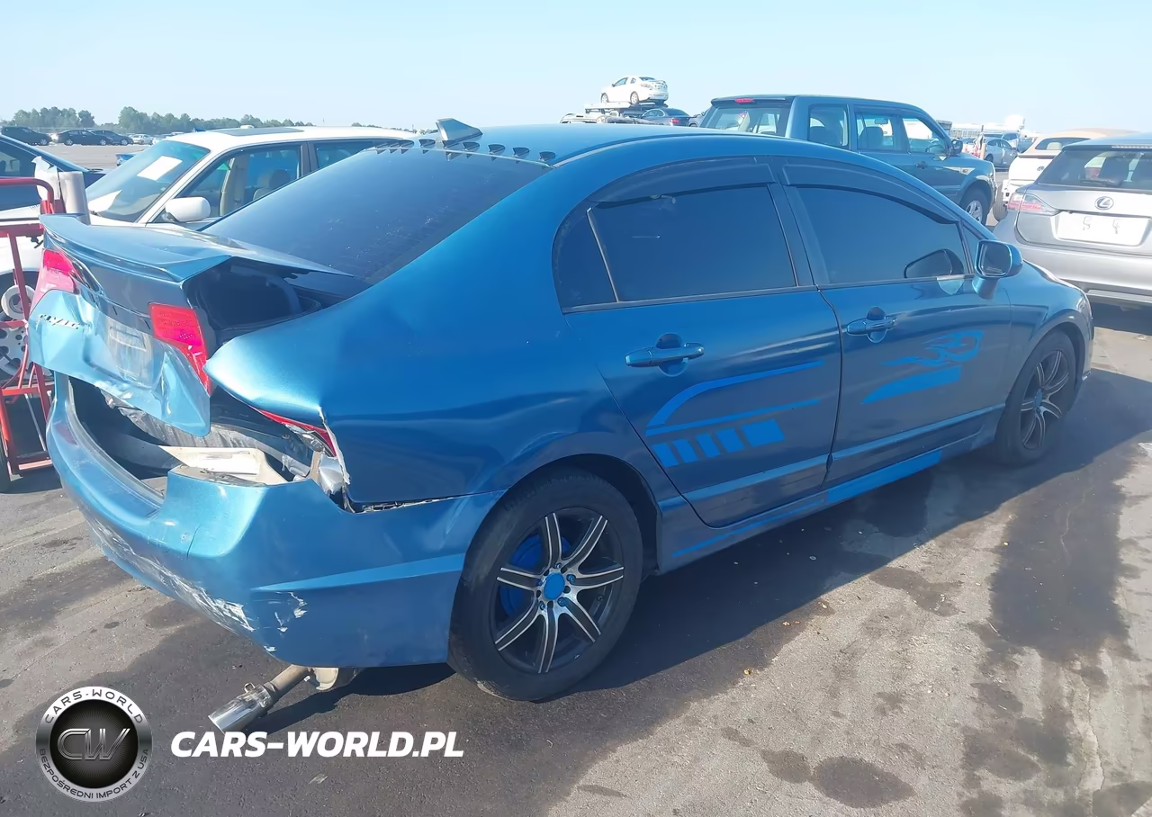 2007 Honda Civic Lx VIN:2HGFA16577H502866 - 4