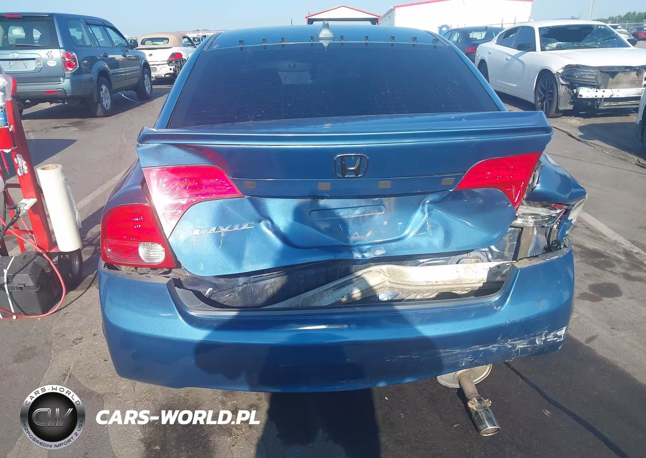 2007 Honda Civic Lx VIN:2HGFA16577H502866 - 6