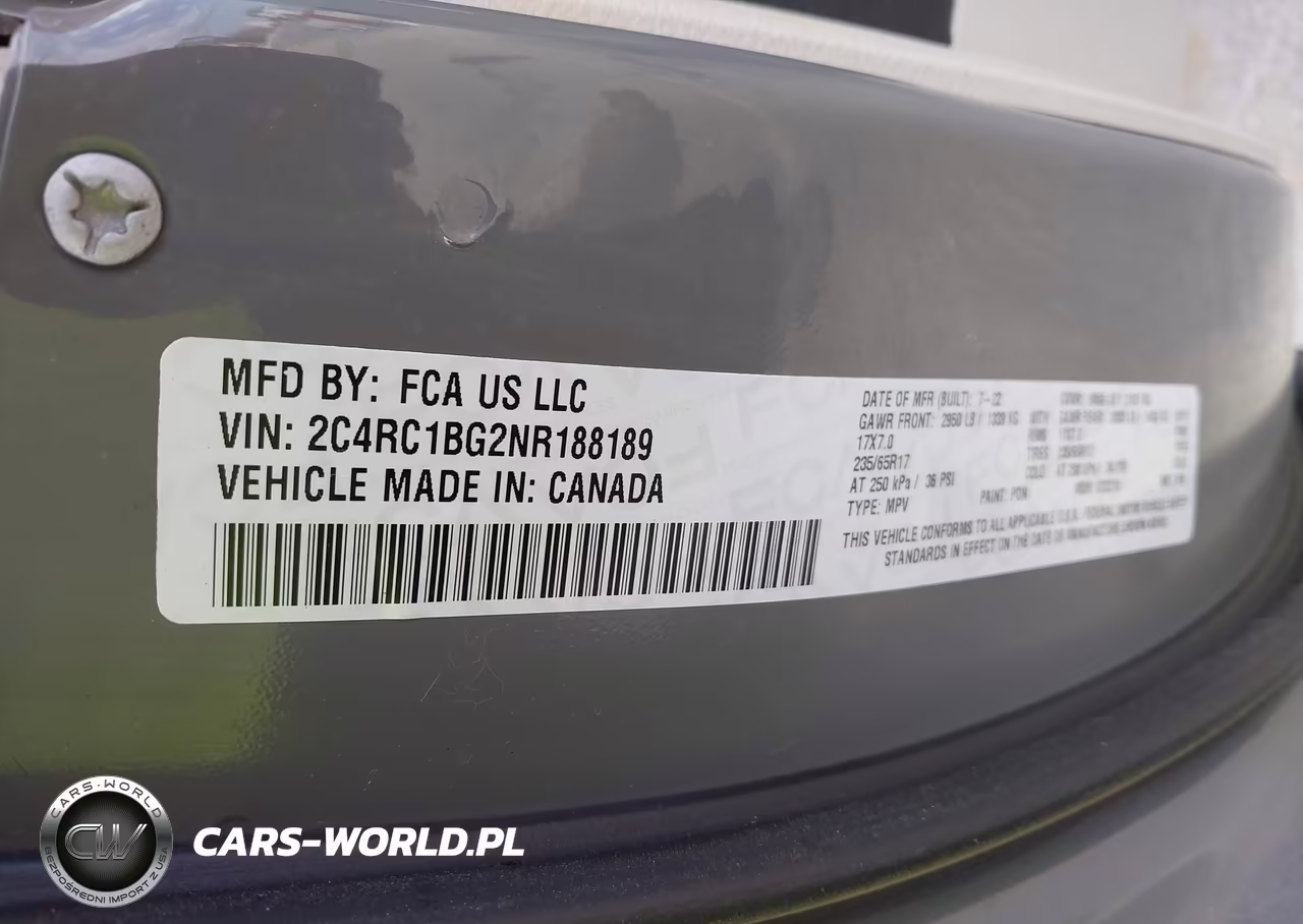 2022 Chrysler Pacifica Touring L VIN:2C4RC1BG2NR188189 - 9