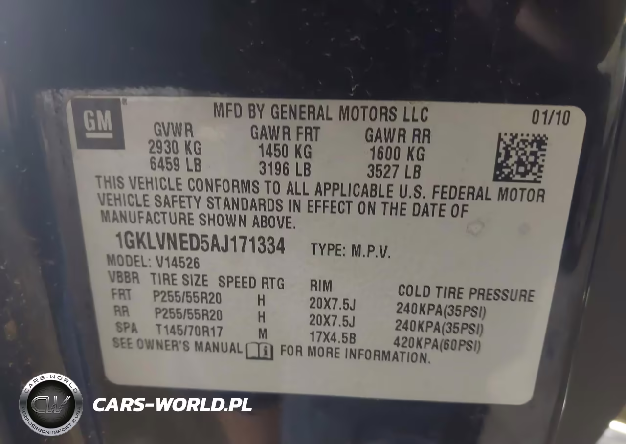 2010 GMC Acadia Slt-2 VIN:1GKLVNED5AJ171334 - 9