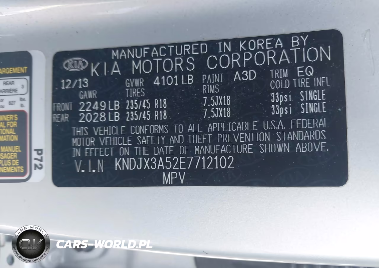 2014 Kia Soul ! VIN:KNDJX3A52E7712102 - 9