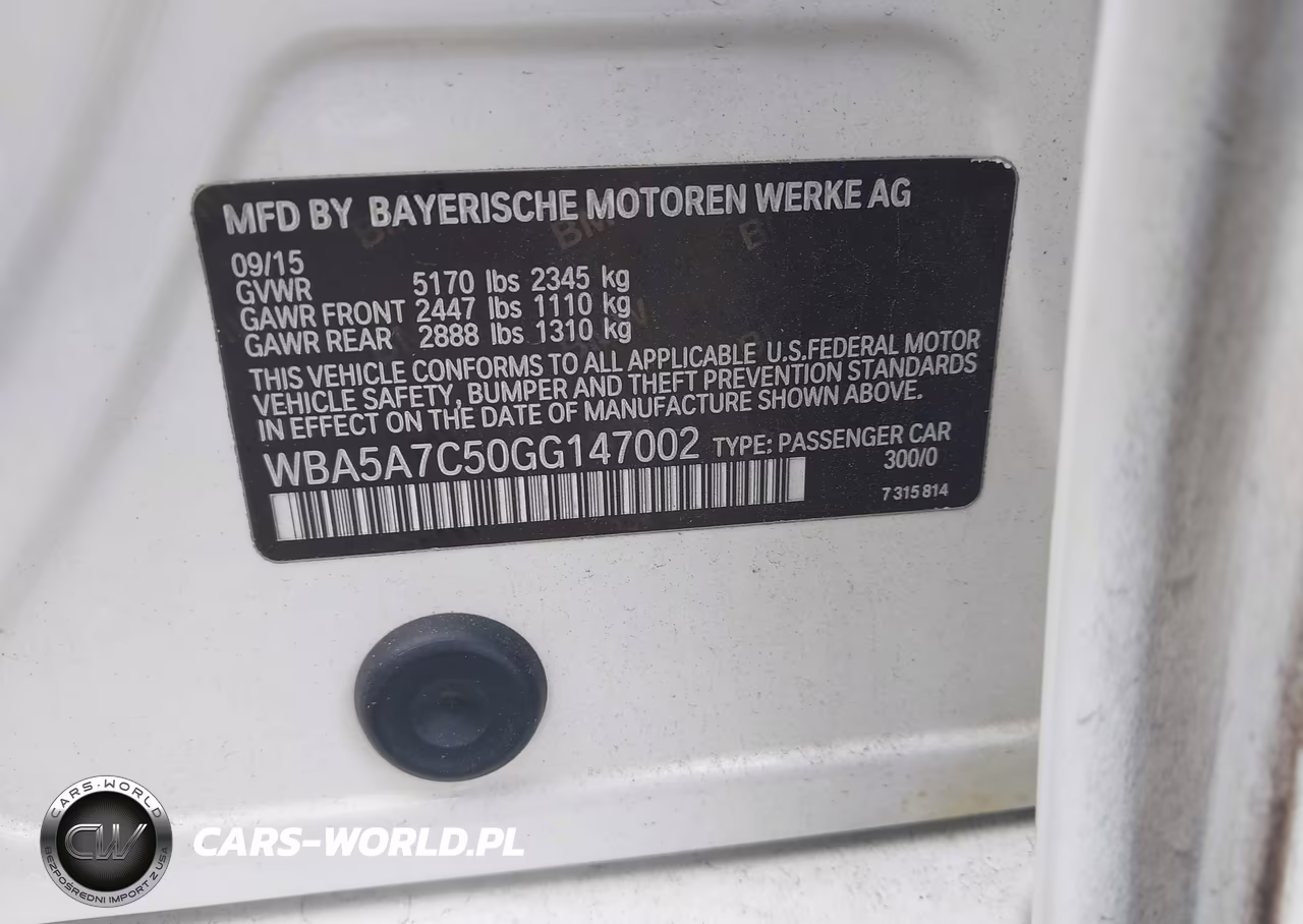 2016 BMW 528I xDrive VIN:WBA5A7C50GG147002 - 9