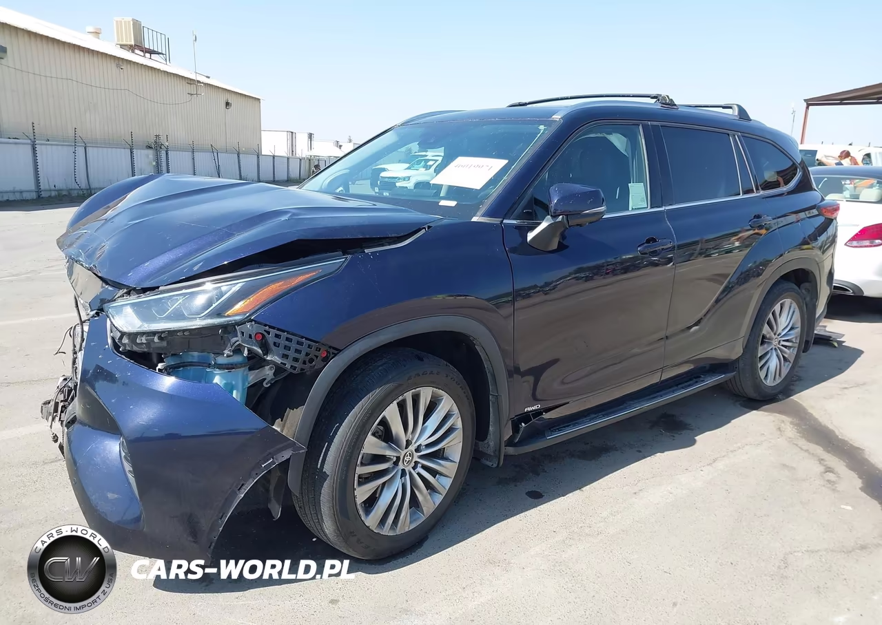 2023 Toyota Highlander Hybrid Platinum VIN:5TDEBRCH1PS122010 - 2