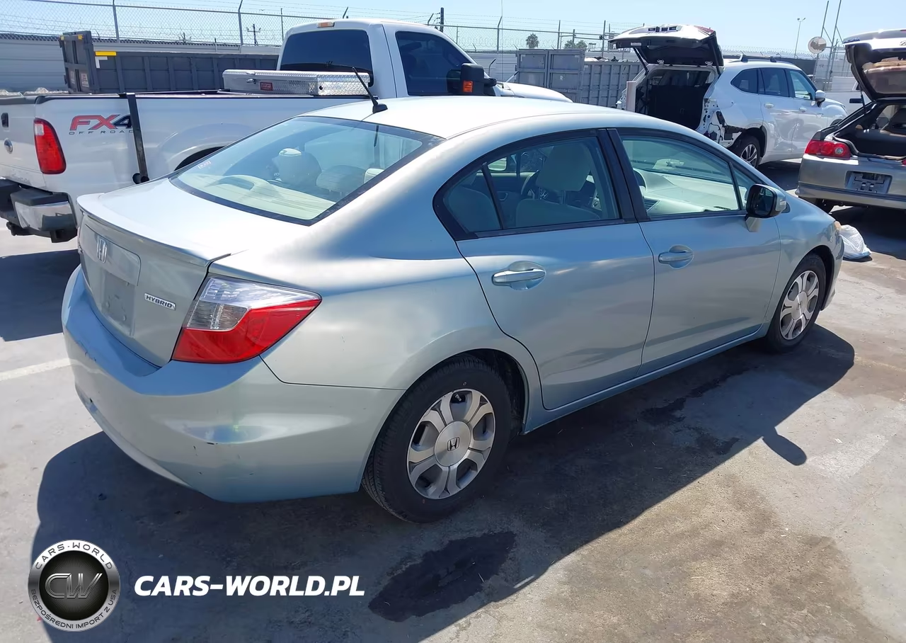 2012 Honda Civic Hybrid VIN:JHMFB4F25CS007716 - 4