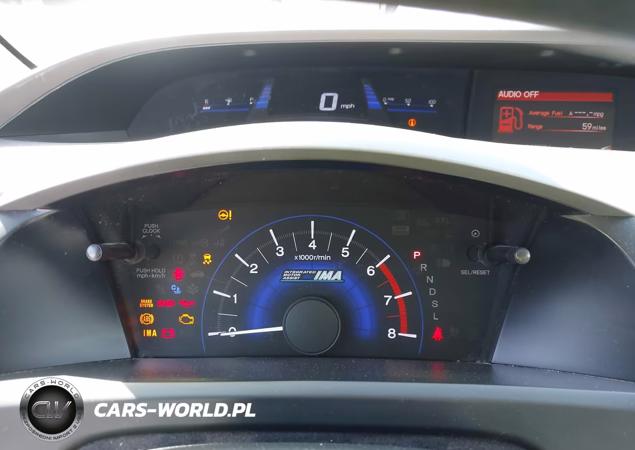 2012 Honda Civic Hybrid VIN:JHMFB4F25CS007716 - 7