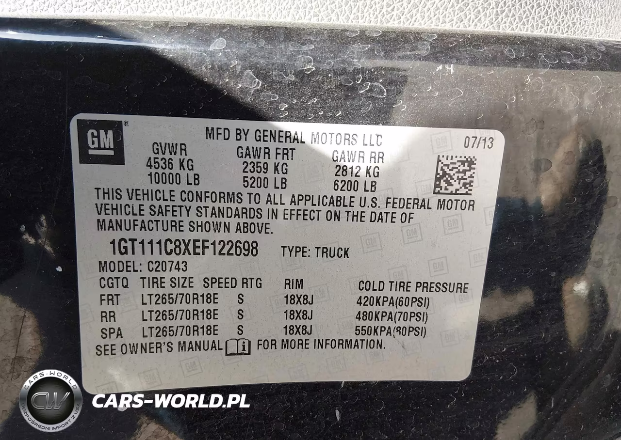 2014 GMC Sierra 2500Hd Slt VIN:1GT111C8XEF122698 - 9