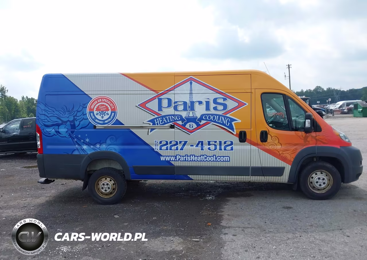 2017 Ram Promaster 3500 Cargo Van High Roof 159 Wb Ext VIN:3C6URVJG2HE535986 - 13