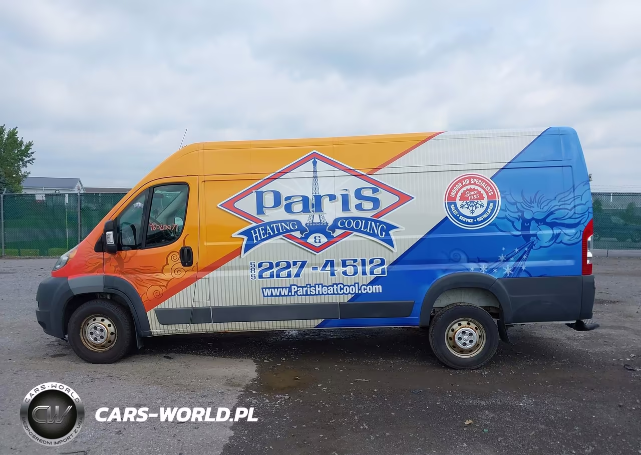 2017 Ram Promaster 3500 Cargo Van High Roof 159 Wb Ext VIN:3C6URVJG2HE535986 - 14