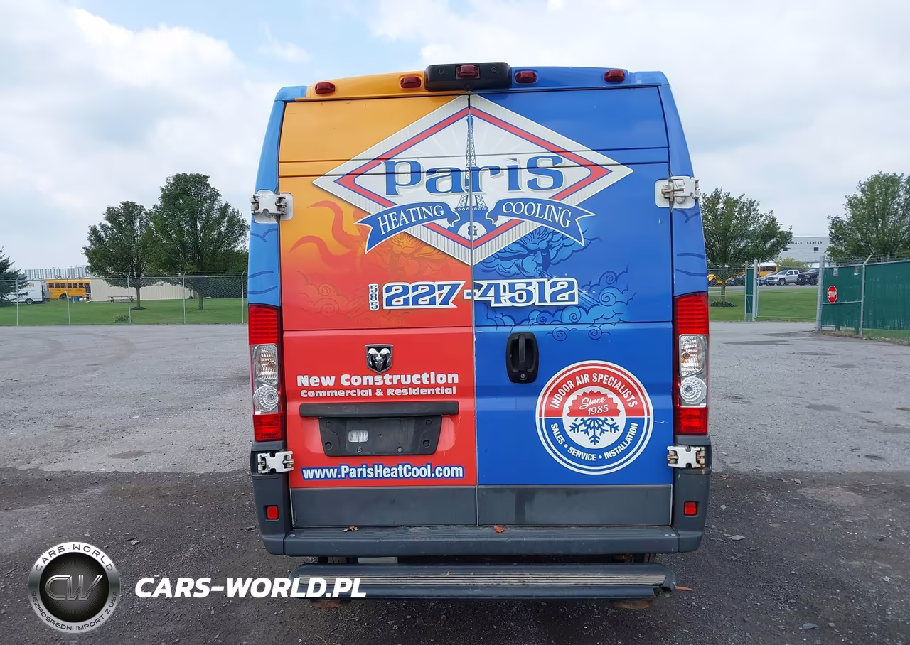 2017 Ram Promaster 3500 Cargo Van High Roof 159 Wb Ext VIN:3C6URVJG2HE535986 - 16