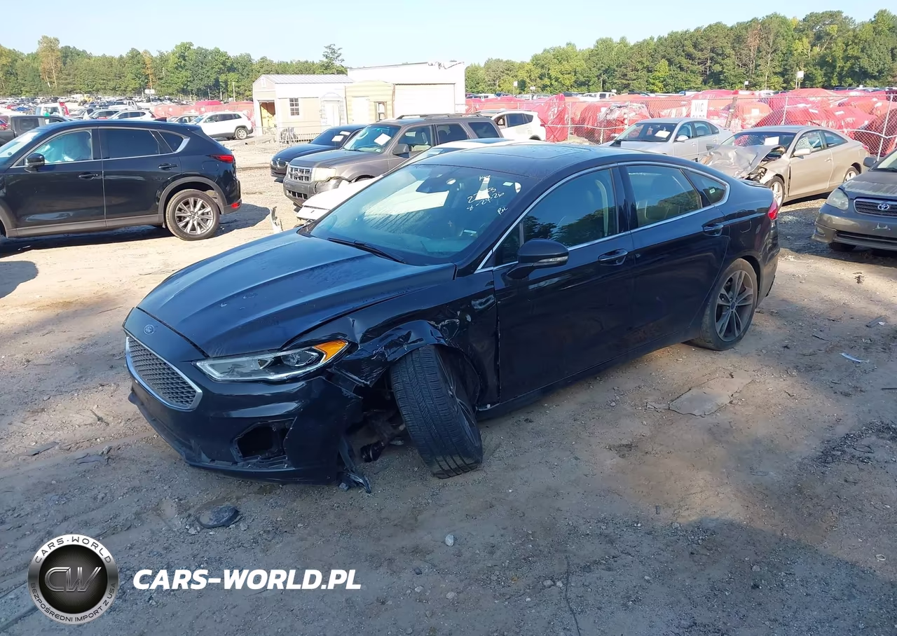 2019 Ford Fusion Titanium VIN:3FA6P0D9XKR263572 - 2