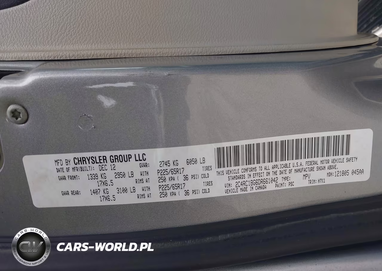 2013 Chrysler Town & Country Touring VIN:2C4RC1BG6DR661042 - 9