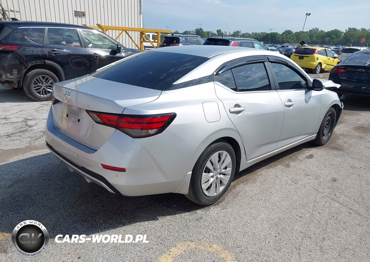 2021 Nissan Sentra S Xtronic Cvt VIN:3N1AB8BVXMY212473 - 4