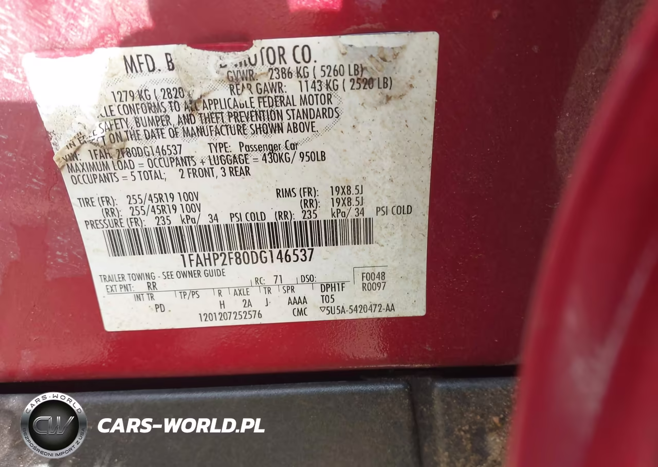 2013 Ford Taurus Limited VIN:1FAHP2F80DG146537 - 9