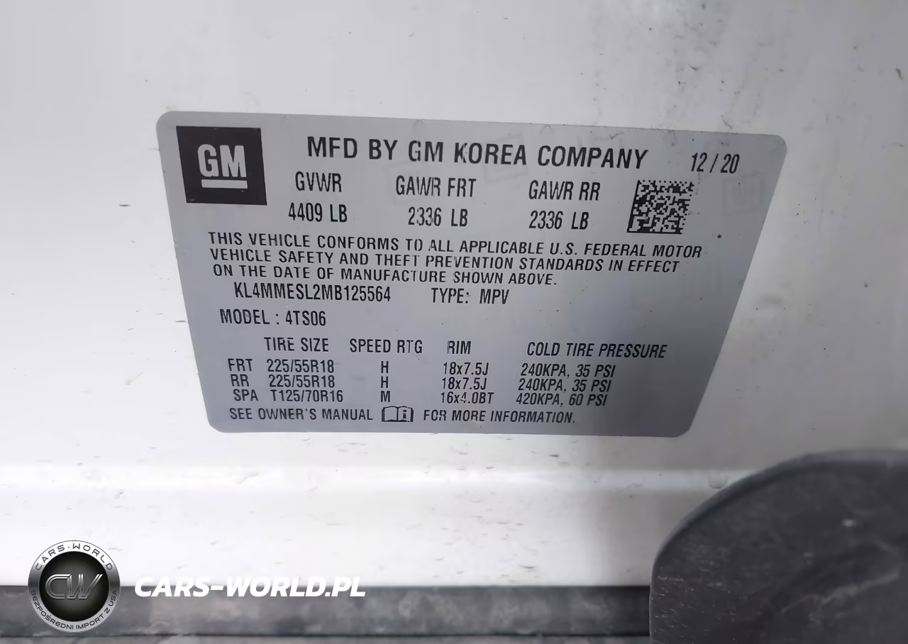 2021 Buick Encore Gx Awd Select VIN:KL4MMESL2MB125564 - 9