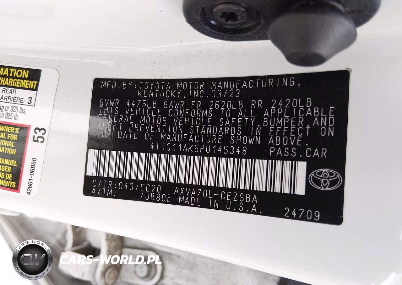 2023 Toyota Camry Se Nightshade Edition VIN:4T1G11AK6PU145348 - 9