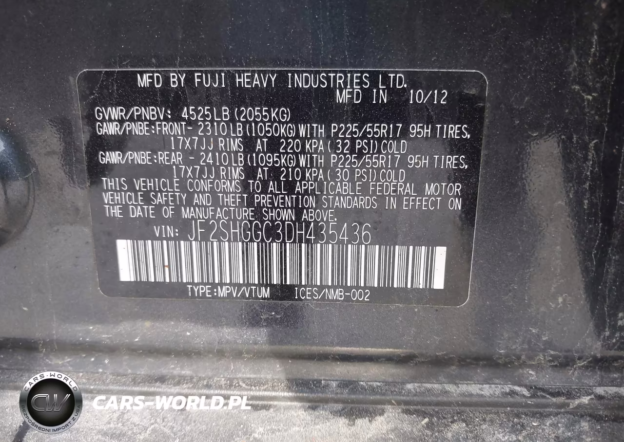 2013 Subaru Forester 2.5Xt Touring VIN:JF2SHGGC3DH435436 - 9
