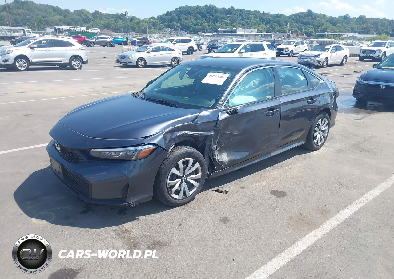 2025 Honda Civic Lx VIN:2HGFE2F22SH596194 - 2