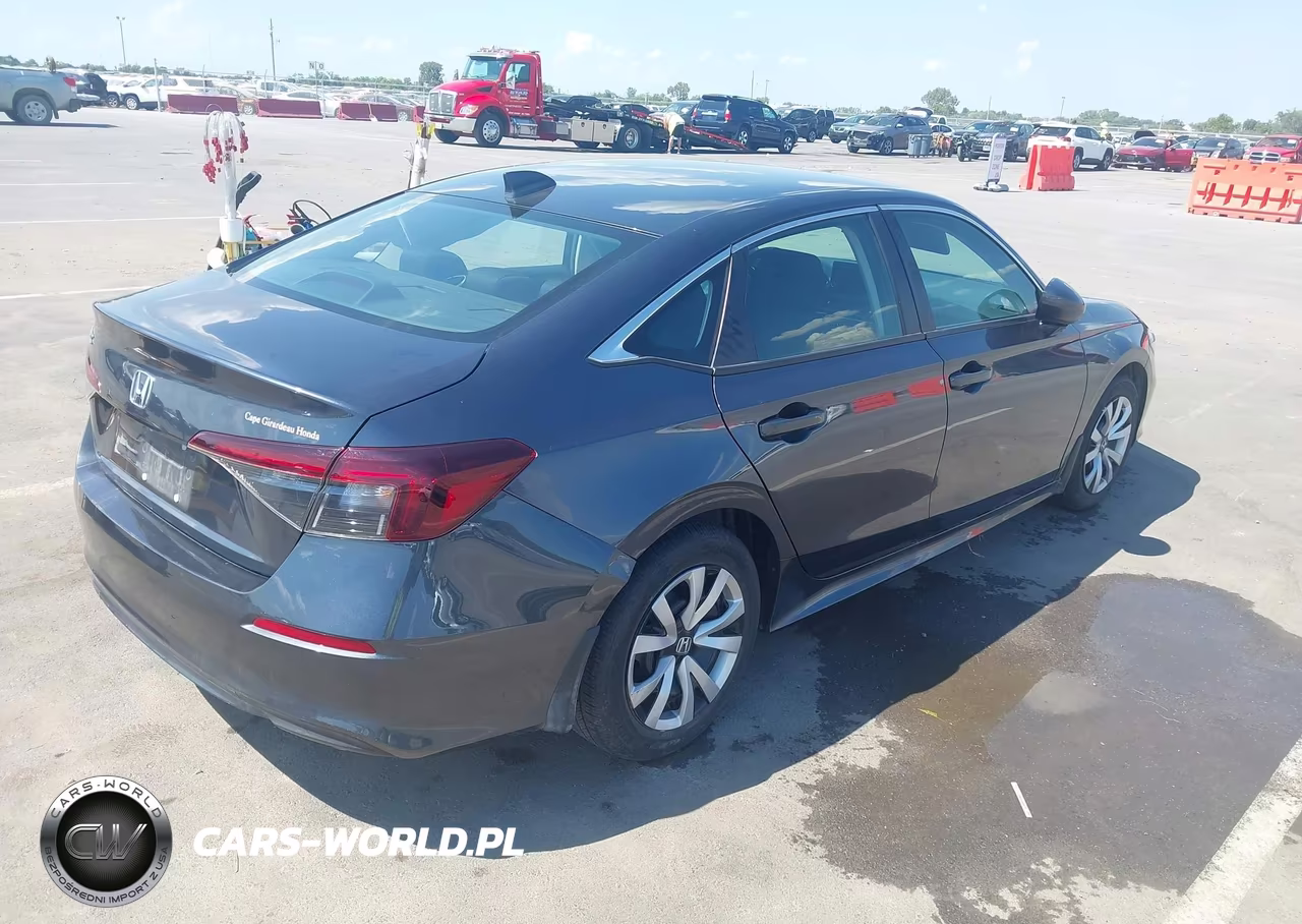 2025 Honda Civic Lx VIN:2HGFE2F22SH596194 - 4