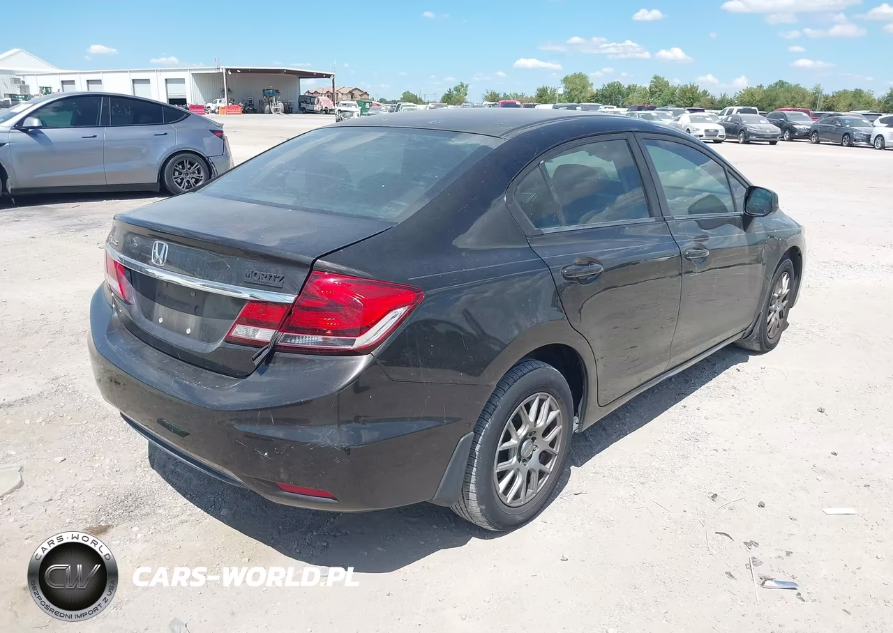 2013 Honda Civic Lx VIN:2HGFB2F57DH543299 - 4
