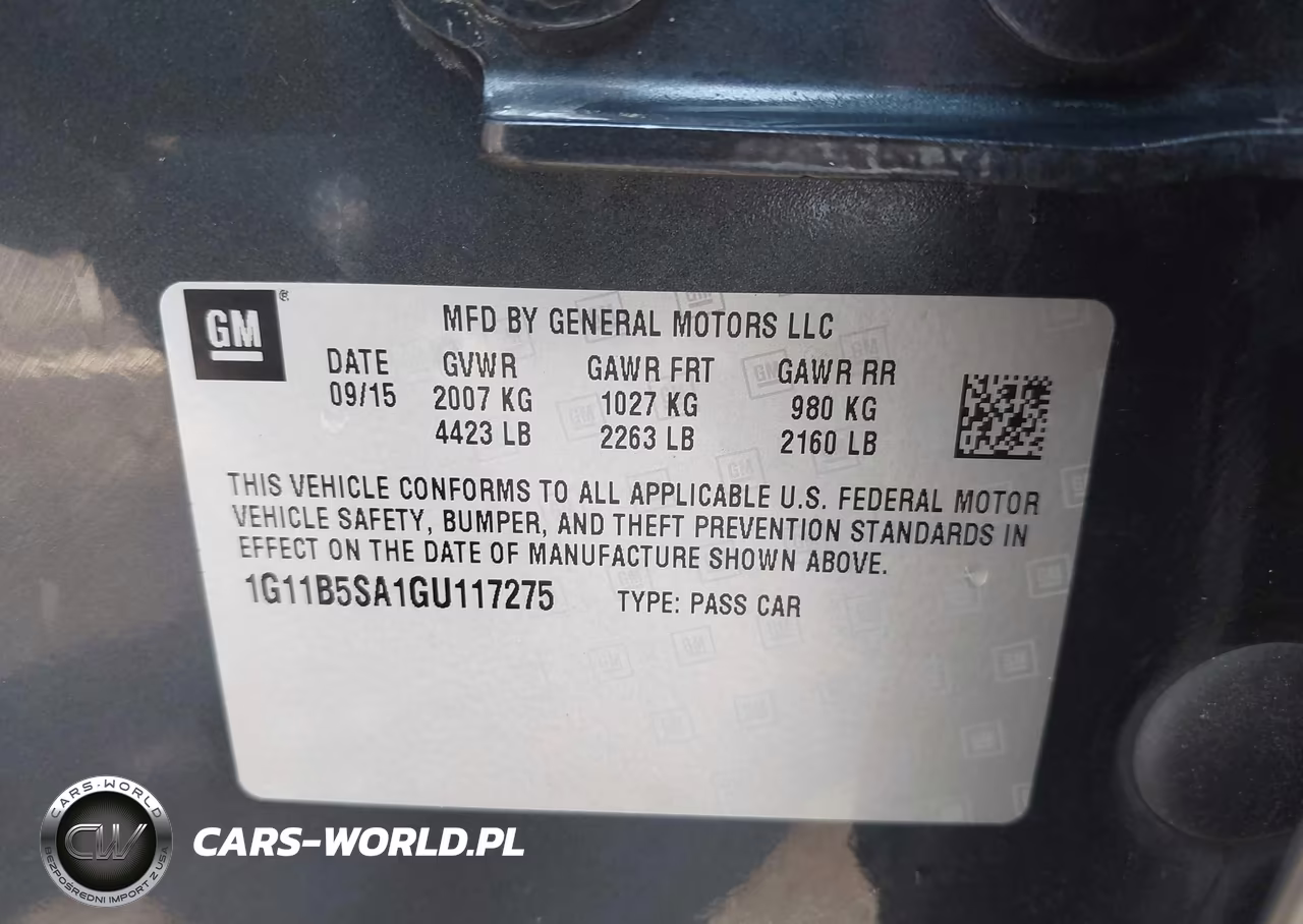 2016 Chevrolet Malibu Limited Ls VIN:1G11B5SA1GU117275 - 9