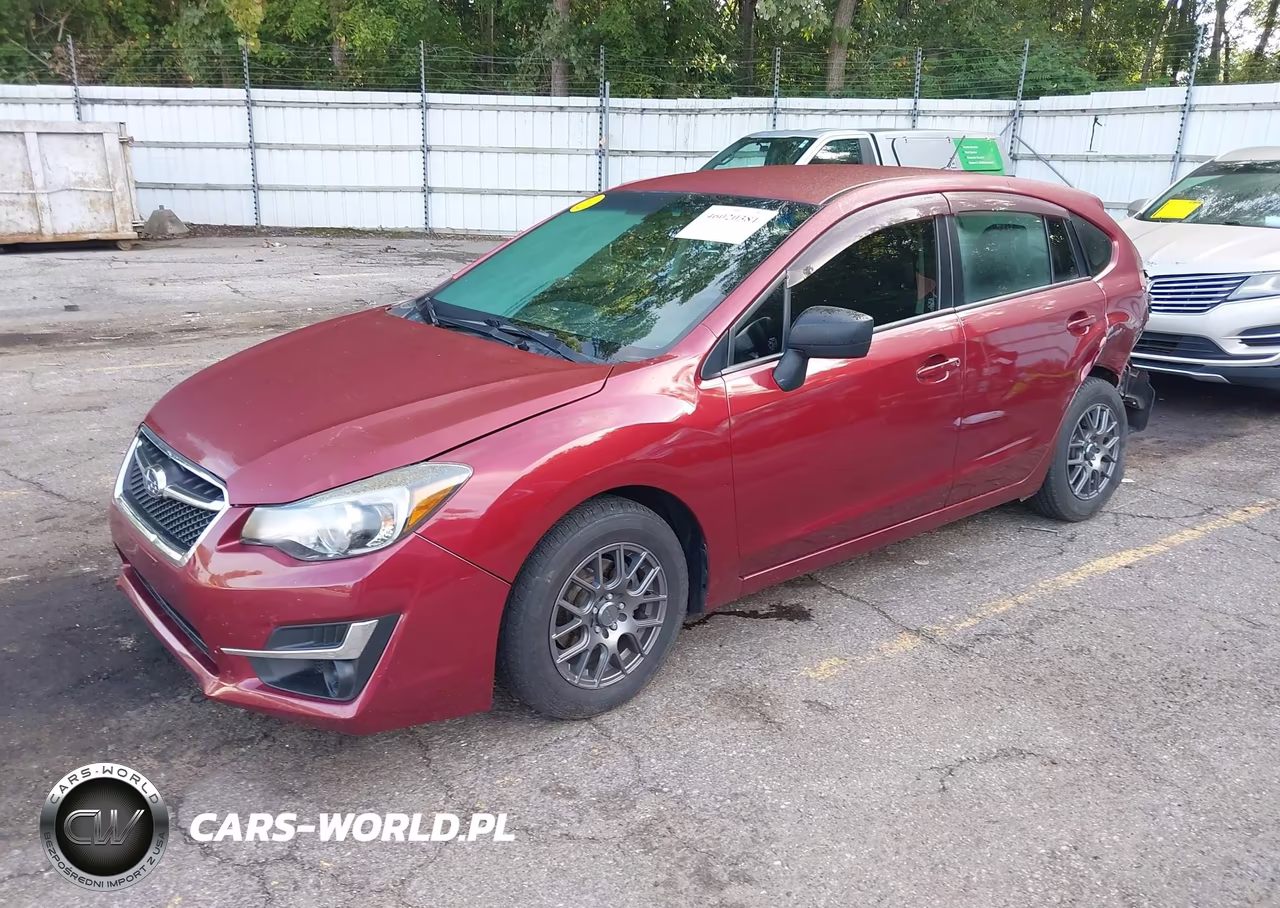 2016 Subaru Impreza 2.0I VIN:JF1GPAA67G8283338 - 2