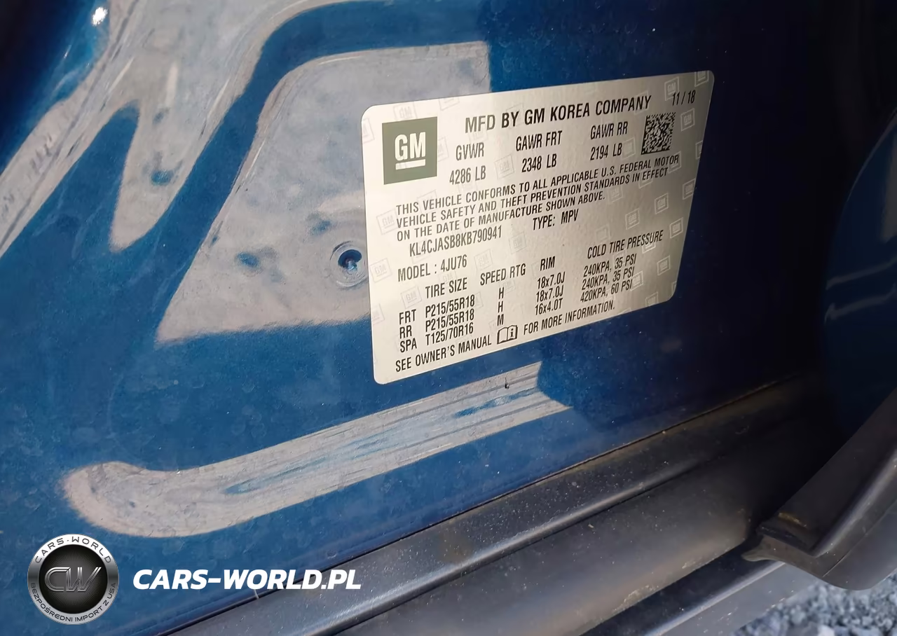 2019 Buick Encore Fwd Preferred VIN:KL4CJASB8KB790941 - 9