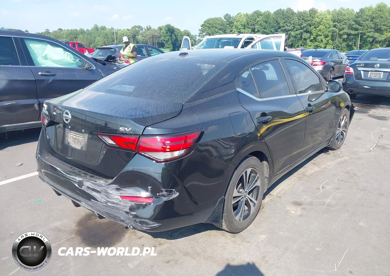 2020 Nissan Sentra Sv Xtronic Cvt VIN:3N1AB8CV0LY310814 - 4