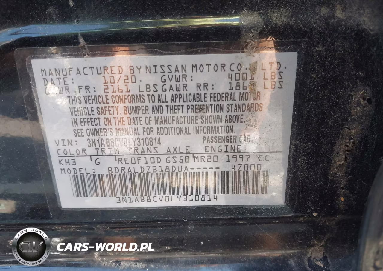 2020 Nissan Sentra Sv Xtronic Cvt VIN:3N1AB8CV0LY310814 - 9