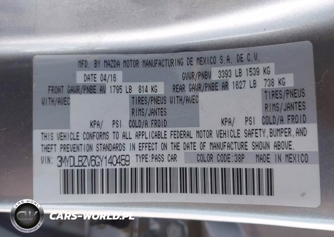 2016 Scion Ia VIN:3MYDLBZV6GY140459 - 9