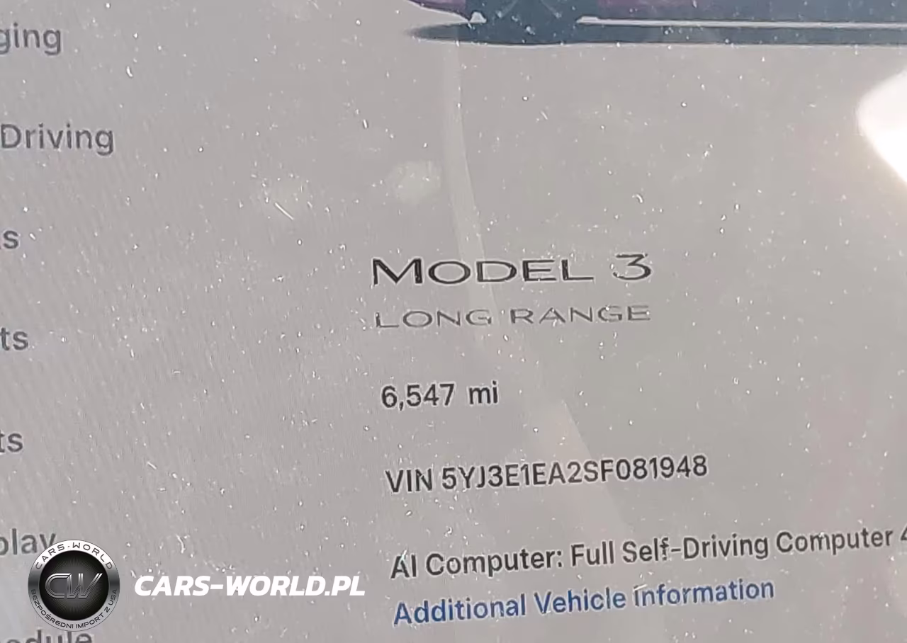 2025 Tesla Model 3 Long Range Rear-Wheel Drive-Standard Rear-Wheel Drive VIN:5YJ3E1EA2SF081948 - 16